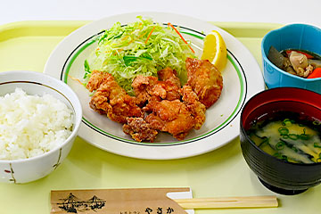 長州どり唐揚げ定食